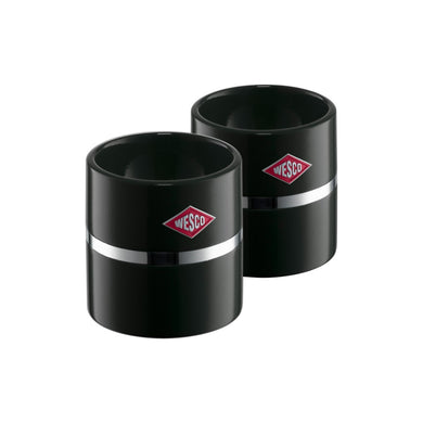 Egg Cup Set of 2 -Black - Wesco US