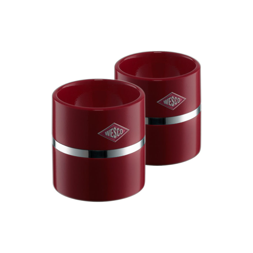 Egg Cup Set of 2 -Ruby Red - Wesco US
