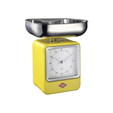 Retro Scale with Clock - Lemon Yellow - Wesco US