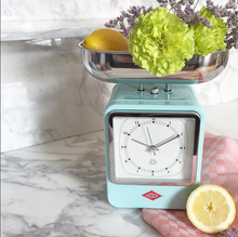 Retro Scale with Clock - Lime Green - Wesco US